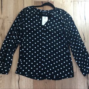NWT Something Navy Blouse
